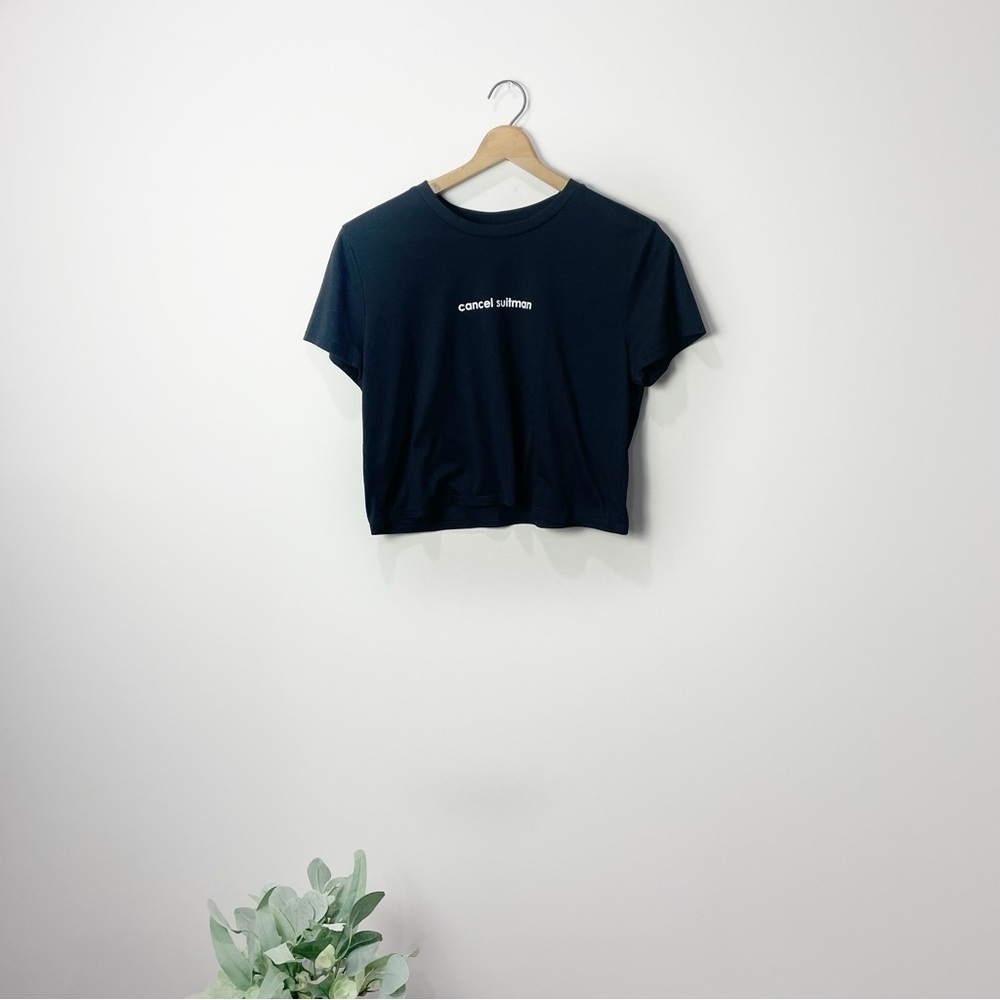 Women's Size: Small Black Barstool Entertainment Call Her Daddy Crop Top
